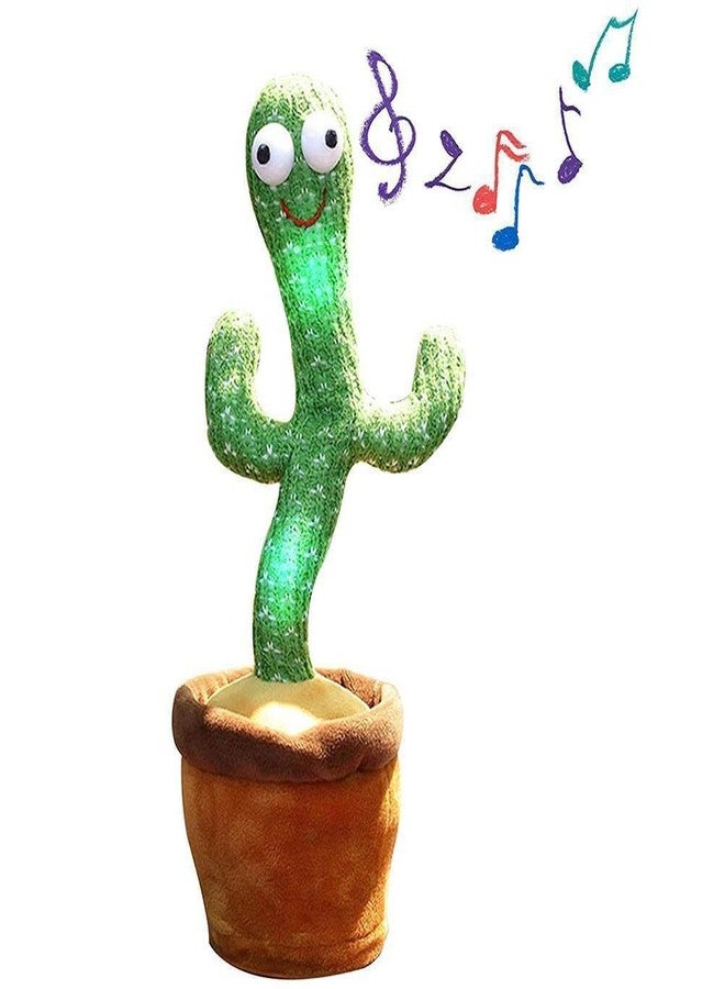 53 ARTS Cactus Dancing Cactus Talking Toy, Cactus Plush Toy, Wriggle & Singing Recording Repeat What You Say Funny Education Toys for Babies Children Playing, Home Decorate - Image 1